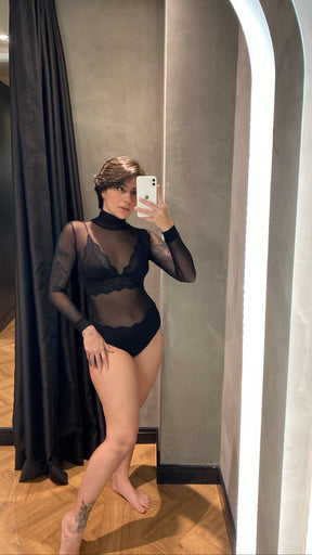 Body Tule Gola Alta Vanessa