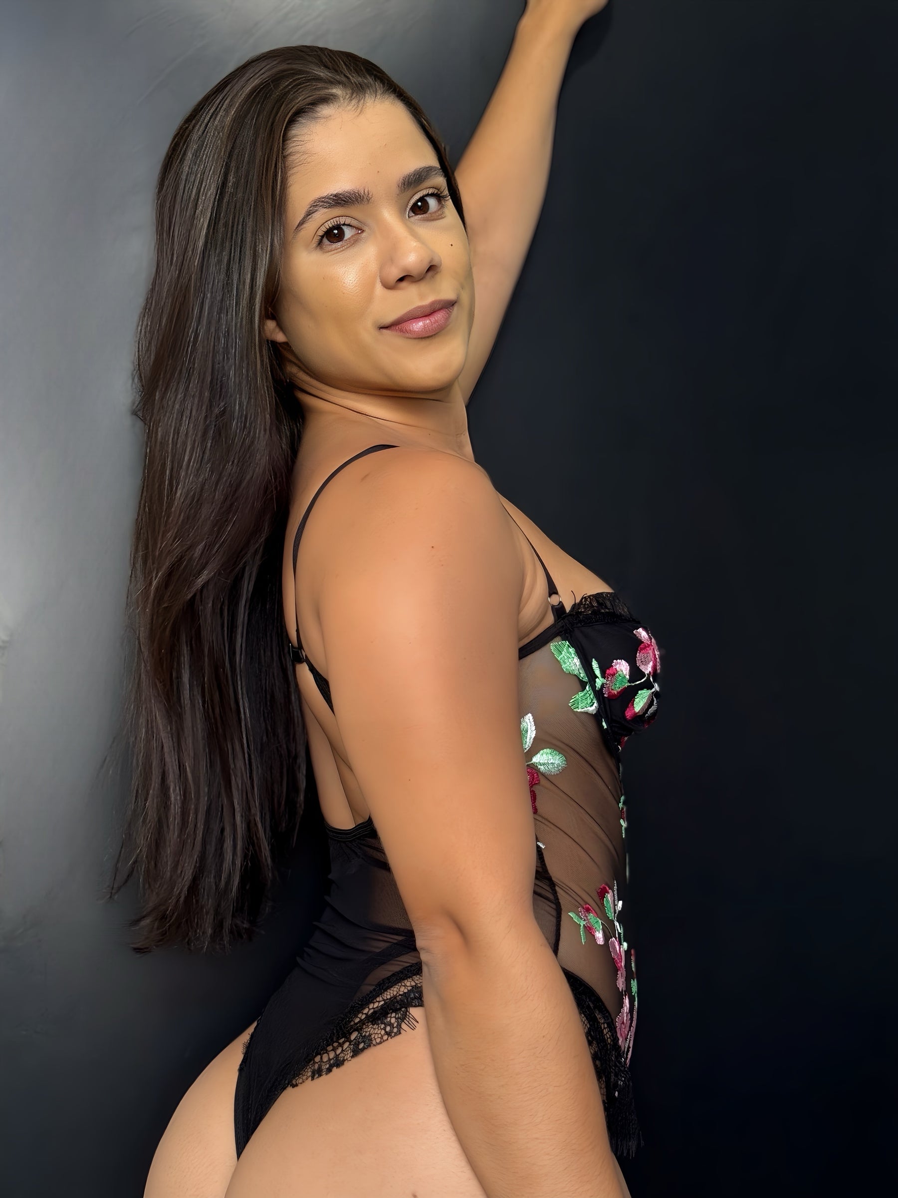 Body Aurora - Body com bordados florais