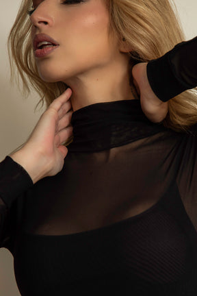 Body Tule Gola Alta Vanessa