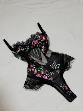 Body Aurora - Body com bordados florais